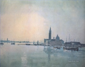 San Giorgio Maggiore por la mañana Romántico Turner Pinturas al óleo